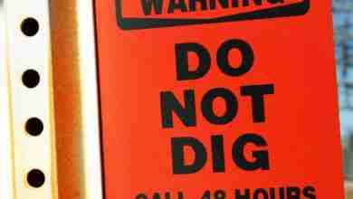 Warning Do Not Dig
