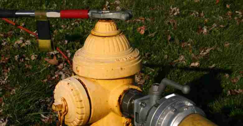 Fire Hydrant And Hose