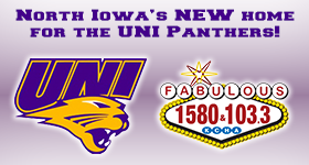 Catch the UNI Panthers on Fab Oldies 1580am & 103.3fm