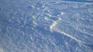Snow dunes