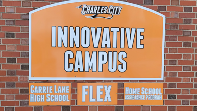 Charles City Community Schools Innovative Campus Sign