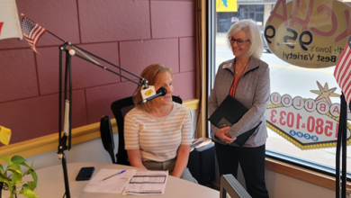 Charles City School's Director of Academic Services Dr. Jenn Schilling and Superintendent Dr. Anne Lundquist