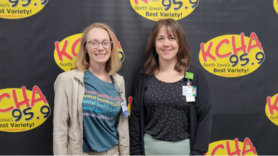Senior Life Solutions' Jessica Hallett and Ashley Evans.