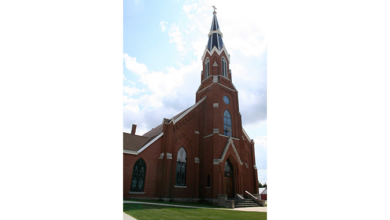 Our Lady of Lourdes // Photo Credit https://holyrosarycluster.dbqarch.org/locations/lourdes