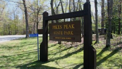 Pike's Peak State Park, picture courtesy of the Iowa DNR.