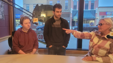 Charles City High School Senior Jacob Diers & Musical Director AJ Weber
