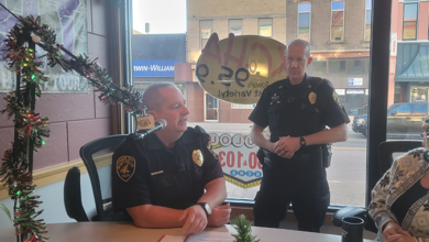 Charles City Police Chief Hugh Anderson & Captain Brandon Franke