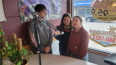 Charles City FFA Students: Bryce Walker, Taylor Quade & Josette Benning