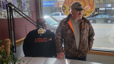 Charles City VFW's Phillip Knighten & Denny Hull