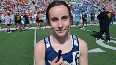 2024 State Track and Field - Hillary Trainor, Sumner-Fredericksburg 3000 5th