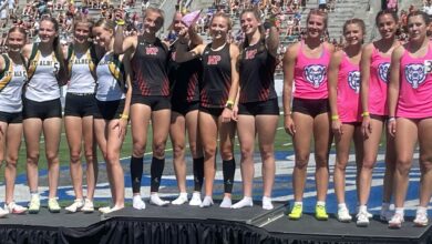 Nashua-Plainfield wins the distance medley state championship in Class 1A