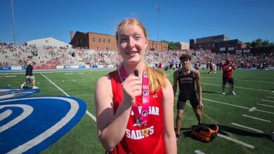 Lindsay Kruse, Saint Ansgar Discus Finishes Third in Class 1A