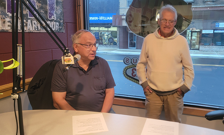 Bob Moen with American Passenger Train History Museum & Charles City Mayor Dean Andrews