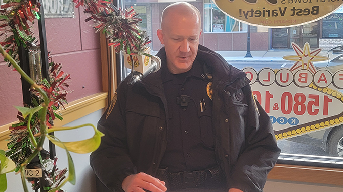 Charles City Police Captain Brandon Franke