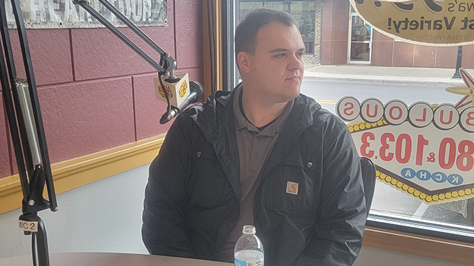 Charles City Code Enforcement Officer Hunter Ortmayer