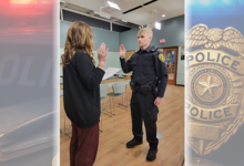 Charles City Police Department officer sworn in at Charles City council meeting