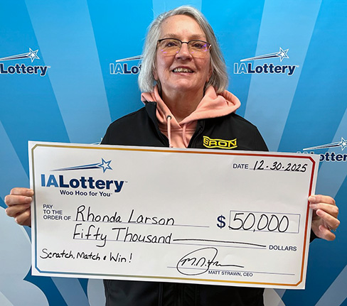 Days Before Retirement, Northeast Iowa Woman Wins $50,000 Lottery Prize