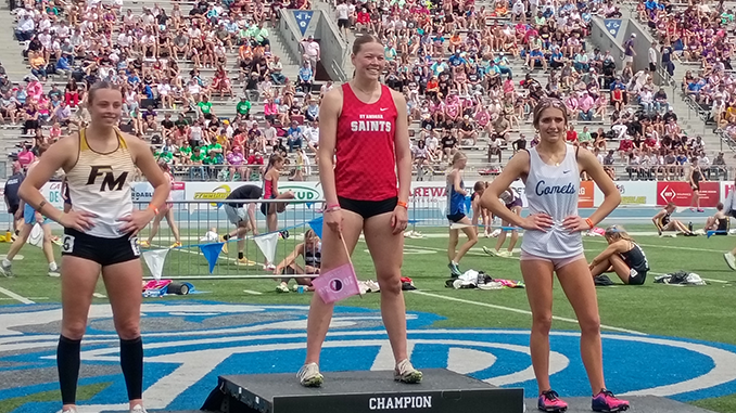 2026 Iowa High School State Track & Field – STATE CHAMPION Saint Ansgar’s 1A Girls 200 Meter