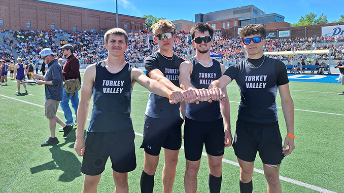 2026 Iowa High School State Track & Field – Turkey Valley 1A Boys Sprint Medley Relay