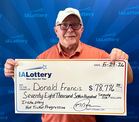 Retired North Iowa Farmer Wins $78K Lottery Prize