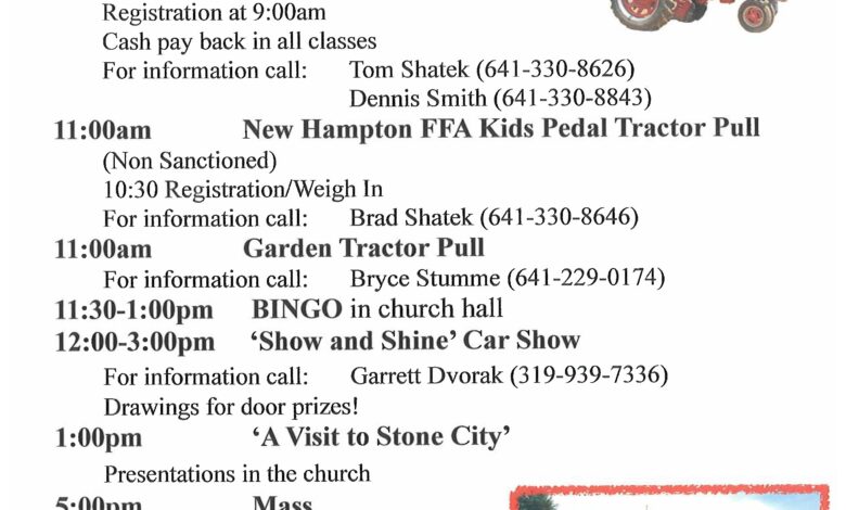 Our Lady of Lourdes 28th Annual Steeple Day Saturday (07.25)