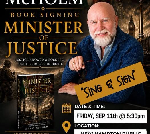 Local Book Author, Pastor to Sing and Sign at New Hampton Public Library Friday (Sept. 11)