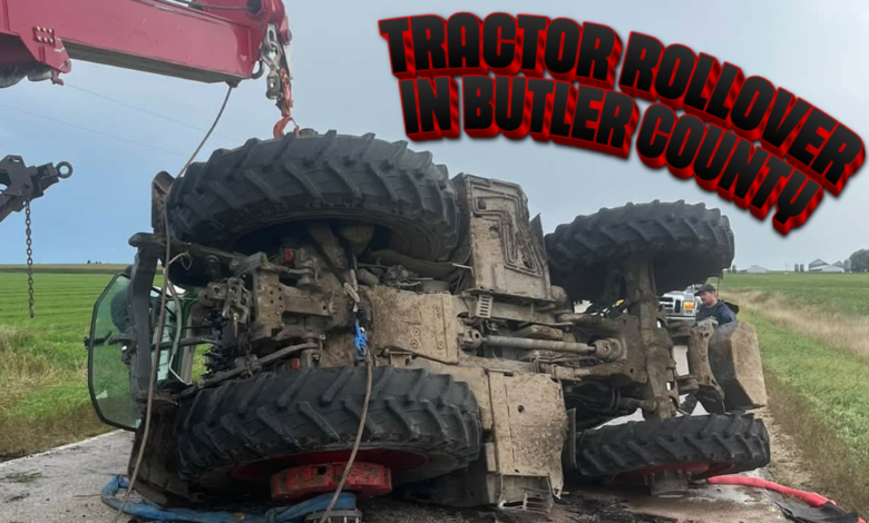 Tractor Rollover in Butler County