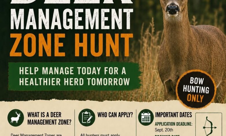 Applications Due by Sunday (Sept. 20) for Floyd County Deer Management Zone Hunt