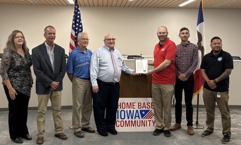 Charles City Officially Designated Home Base Iowa Community