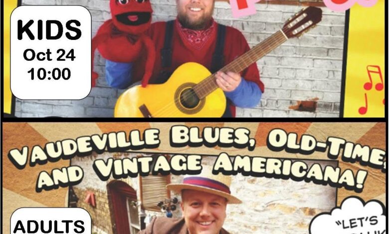 jack performs at plum creek art center