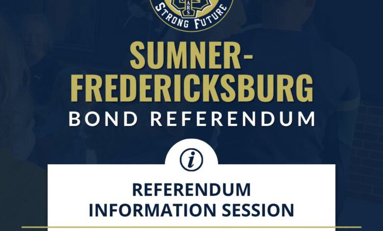Community Session Wednesday (Oct. 14) for Sumner-Fredericksburg $16.3 Million Bond Referendum